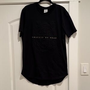 Zara Black 'Absence of Fear' Men's T-Shirt